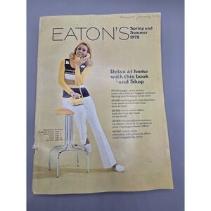 1972 Eaton's Spring And Summer Catalogue